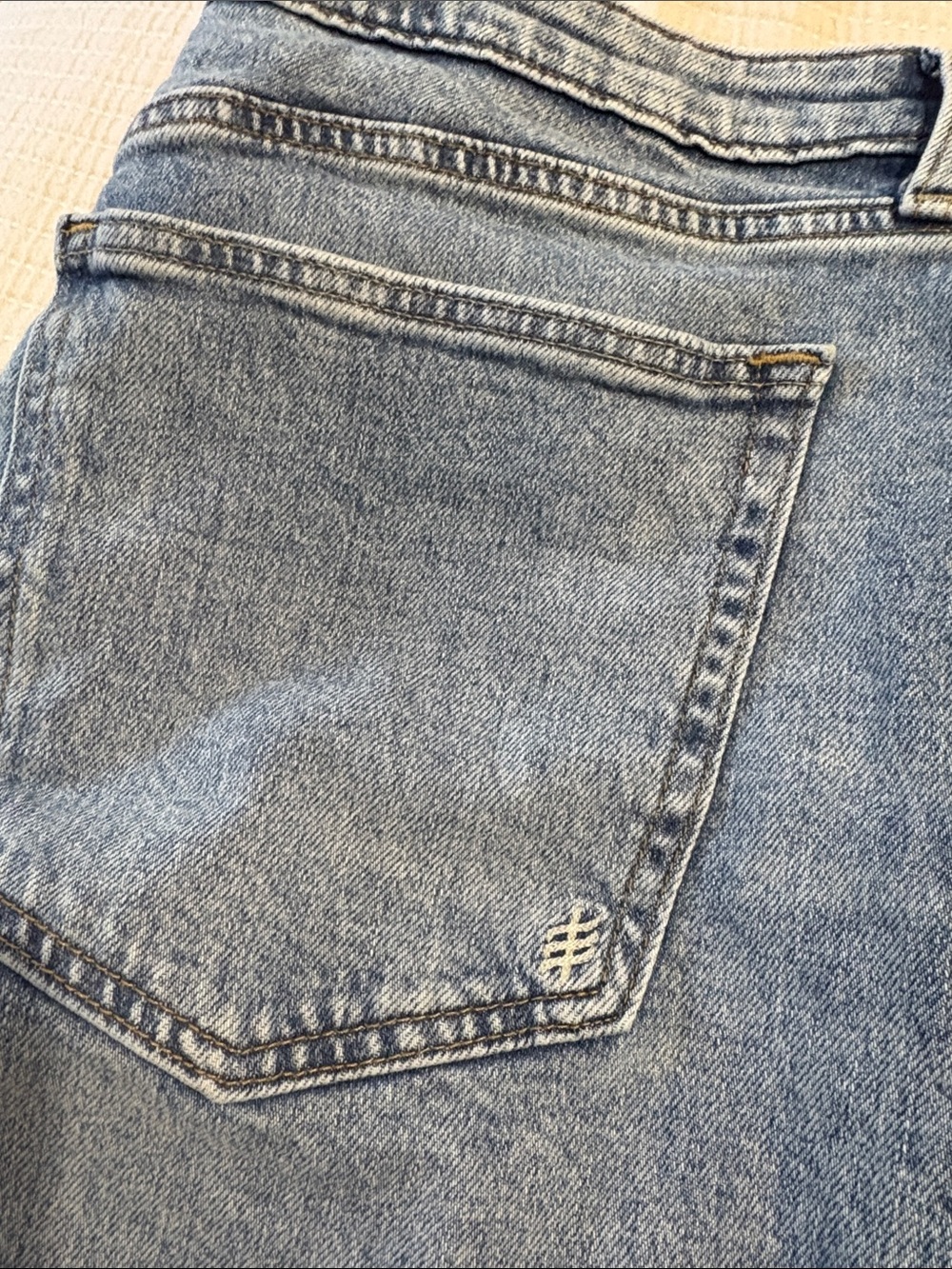 Silver  Light Blue Women's Jean Shorts